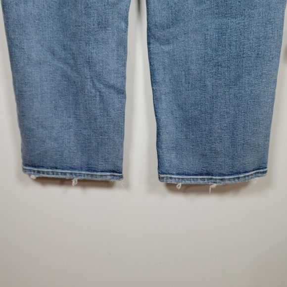 Madewell Slim Wide Leg Crop Jeans Size 25 - Picture 8 of 11